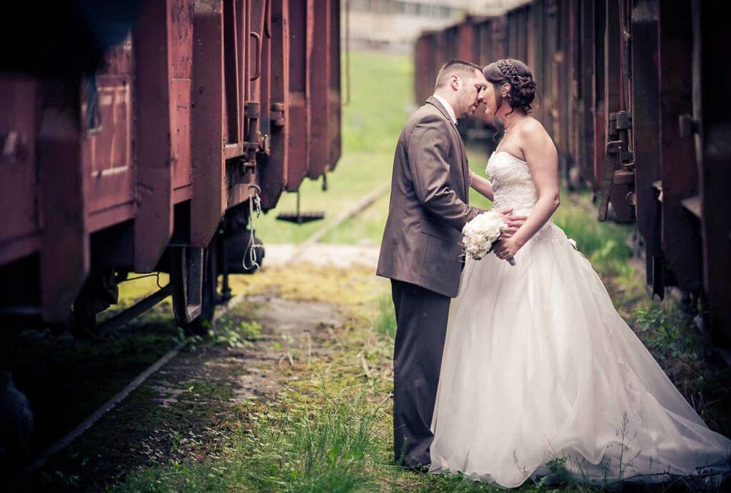 Fotoshooting Güterwagen