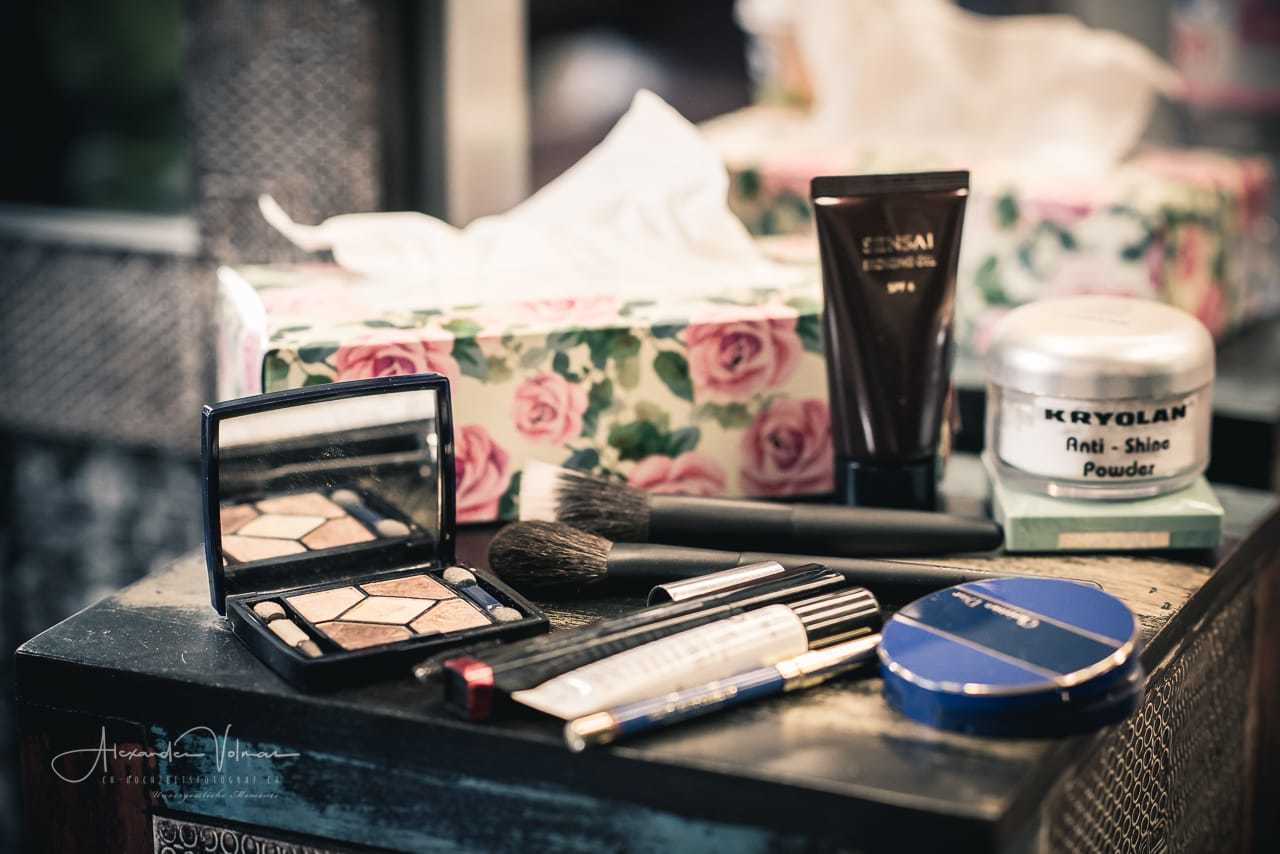 Schminkset, Detailaufnahme, Getting Ready